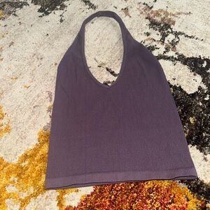 Purple Halter Top
